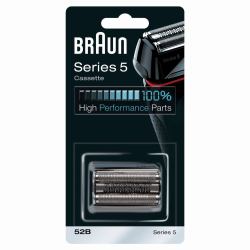 Braun Series 5 52B Electric Shaver Head Replacement Cassette – Black 