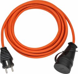 Brennenstuhl Power Extension 5 M Outdoor - Black, Orange - Warranty: 12M