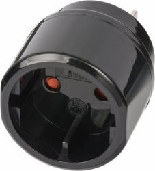 Brennenstuhl 1508450 power plug adapter Type C [Europlug] Type A Black 