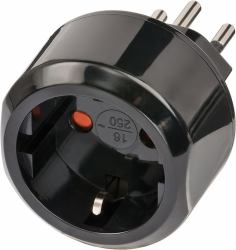 Brennenstuhl 1508642 power plug adapter Type J [CH] Black 