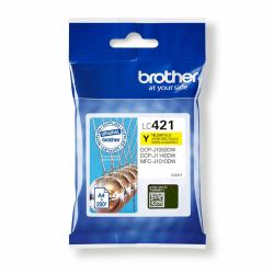 Brother LC-421Y ink cartridge 1 pc[s] Original Yellow 