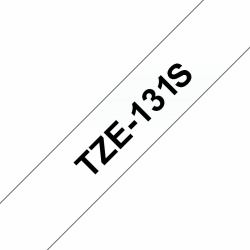 Brother TZE131S label-making tape Black on transparent TZe 