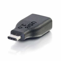 C2G USB 3.0 [USB 3.2 Gen 1] USB-C® to USB-A Adapter Converter M/F - Black 