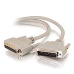 C2G 3m IEEE-1284 DB25 M/F Cable parallel cable Grey 