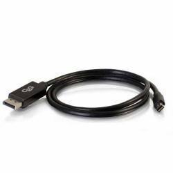 C2G 2m Mini DisplayPort to DisplayPort Adapter Cable 4K UHD - Black 