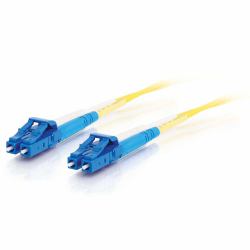 C2G 3m LC-LC 9/125 OS2 Duplex Singlemode PVC Fibre Optic Cable [LSZH] - Yellow 