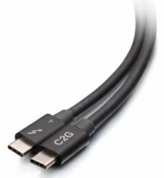 C2G 2.5ft [0.8m] Thunderbolt™ 4 USB-C® Cable [40Gbps] 