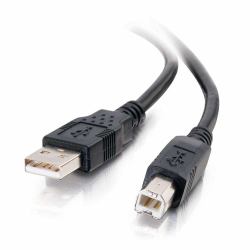 C2G 3.3ft [1m] USB 2.0 A/B Cable - Black 