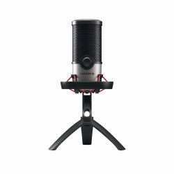 CHERRY UM 6.0 ADVANCED Black, Silver Table microphone 