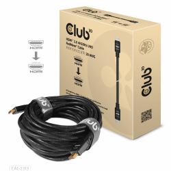 CLUB3D HDMI 2.0 4K60Hz RedMere cable 10m/32.8ft 
