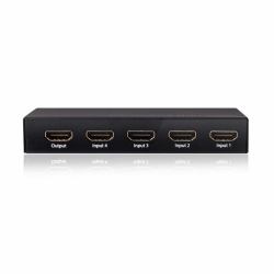 CLUB3D HDMI™ 2.0 UHD 4K60Hz SwitchBox 4 ports and included IR Remote control 