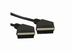 Cables Direct 3m SCART SCART cable SCART [21-pin] Black 
