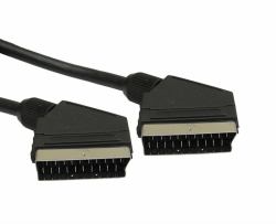 Cables Direct 20m SCART SCART cable SCART [21-pin] Black 