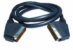 Cables Direct 2SSP-01 SCART cable 1.5 m SCART [21-pin] Black 