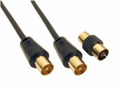 Cables Direct 2TV-20BK coaxial cable 20 m Black 