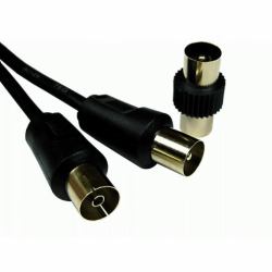 Cables Direct 2TVREV-10K coaxial cable 10 m Black 
