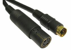 Cables Direct S-Video 3m S-video cable S-Video [4-pin] Black 