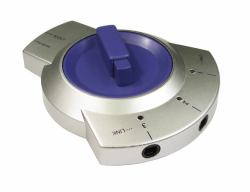 Cables Direct 3-TOSSWITCH audio switch Metallic, Violet 