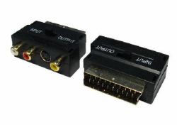 Cables Direct SCART Adaptor with Input/Output Switch 