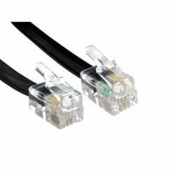 Cables Direct 88BCD-102K telephone cable 2 m Black 