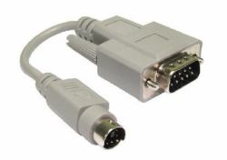 Cables Direct PS/2 to Serial Mouse Cable Adaptor PS/2 cable 0.15 m 6-p Mini-DIN Beige 