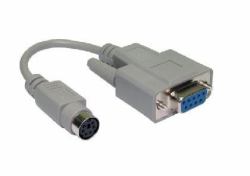 Cables Direct PS/2 Mouse Cable Adaptor Grey 0.15 m 