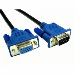 Cables Direct CDEX-LPLZ-23BL VGA cable 3 m VGA [D-Sub] Black, Blue 