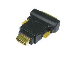 Cables Direct CDL-DV006 cable gender changer DVI-D 19-p HDMI F Black 