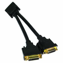 Cables Direct CDL-DV188 cable splitter/combiner Black 