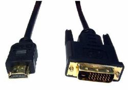 Cables Direct 10m HDMI-DVI-D Black 