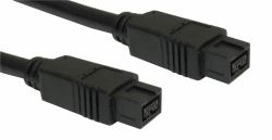 Cables Direct CDLIEE-1402 FireWire cable 2 m 9-p Black 