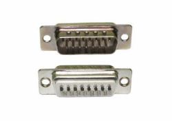 Cables Direct D15-M Nickel 