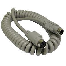 Cables Direct EX-032 PS/2 cable 2 m 6-p Mini-DIN Grey 