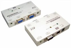 Cables Direct KVM-VGAXTAD network extender Network transmitter & receiver White 