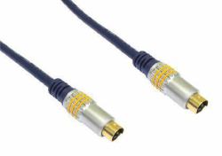 Cables Direct NL2VV-100 S-video cable 1.5 m S-Video [4-pin] Black 