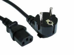 Cables Direct Euro - IEC [C13] 5m Black C13 coupler 