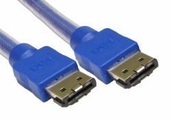 Cables Direct RB-461 SATA cable 1.5 m eSATA Blue 