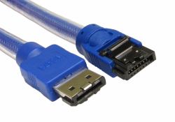 Cables Direct RB-471 SATA cable 1.5 m eSATA Blue 