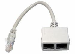 Cables Direct RJ-ECON network splitter White 