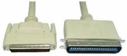 Cables Direct 2m HP68/50C M/M SCSI cable Beige External DB68/HP Centronics C50 