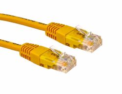 Cables Direct 4m Cat5e networking cable Yellow U/UTP [UTP] 
