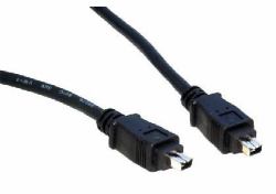 Cables Direct Firewire 400 3m 4-p Black 