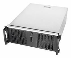 Chenbro RM41300 network equipment chassis 4U Black, Silver 