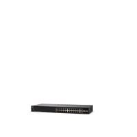 Cisco SF250-24 Managed L2/L3 Fast Ethernet [10/100] 1U Black 
