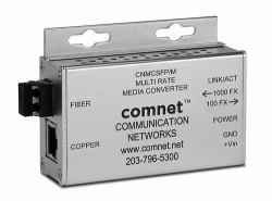 ComNet CNMCSFP/M network media converter 1000 Mbit/s Multi-mode Silver 