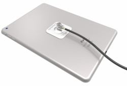 Compulocks Universal Tablet Lock Plate with Keyed Cable Lock Black 