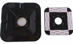 Compulocks Rise Pole Adhesive Base Black 
