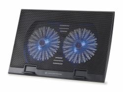 Conceptronic THANA Notebook Cooling Pad, Fits up to 17", 2-Fan 