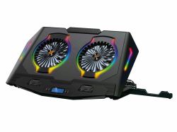 Conceptronic THYIA ERGO 2-Fan Gaming Laptop Cooling Stand 