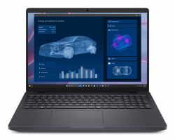 DELL Pro Max 16 MC16255 Copilot+ PC AMD Ryzen AI 7 PRO PRO 350 Mobile workstation 40.6 cm [16"] Full HD+ 32 GB LPDDR5x-SDRAM 512 GB SSD NVIDIA RTX PRO 500 Blackwell Wi-Fi 7 [802.11be] Windows 11 Pro UK English Black  - UK version